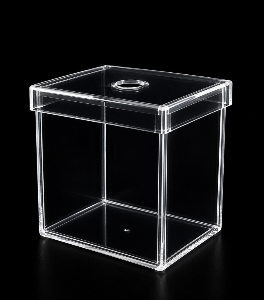Akuarium plus tutup akrilik PxLxT 15x13x18cm