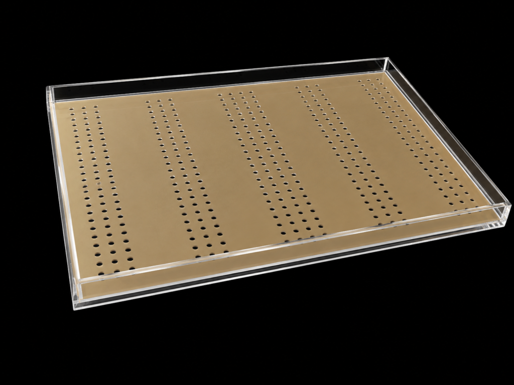 Tutup akuarium custom ukuran PxT 40x30cm